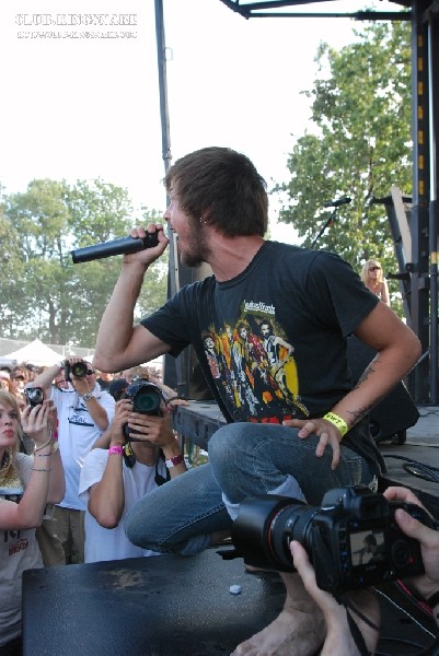 Protest The Hero at The Vans Warped Tour.   August 11, 2007.