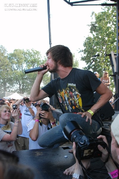 Protest The Hero at The Vans Warped Tour.   August 11, 2007.