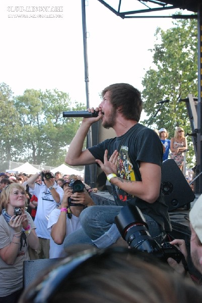 Protest The Hero at The Vans Warped Tour.   August 11, 2007.