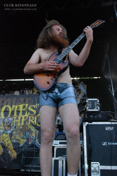 Protest The Hero at The Vans Warped Tour.   August 11, 2007.