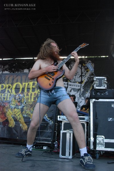 Protest The Hero at The Vans Warped Tour.   August 11, 2007.