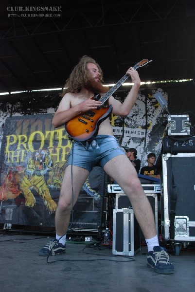 Protest The Hero at The Vans Warped Tour.   August 11, 2007.