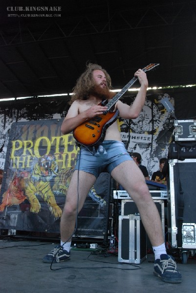Protest The Hero at The Vans Warped Tour.   August 11, 2007.