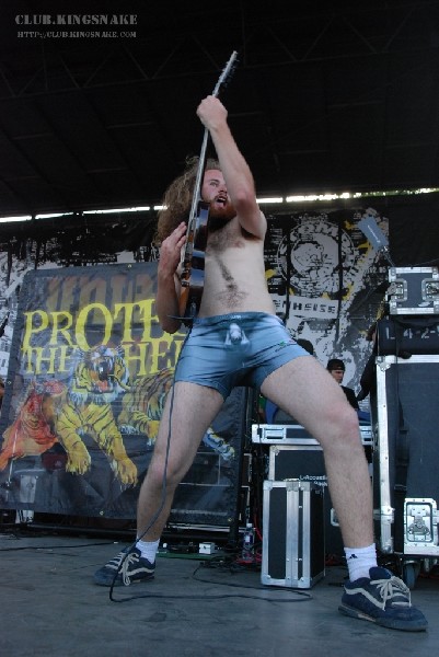 Protest The Hero at The Vans Warped Tour.   August 11, 2007.