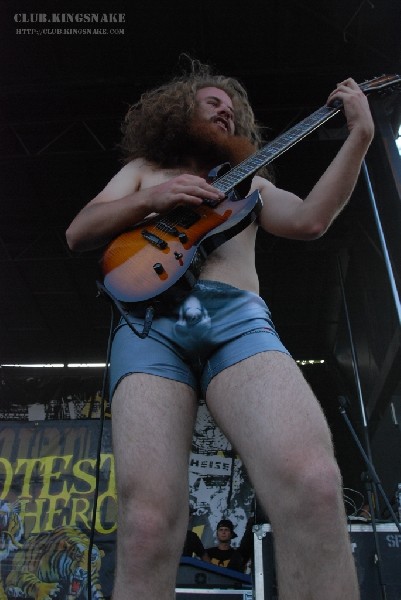 Protest The Hero at The Vans Warped Tour.   August 11, 2007.