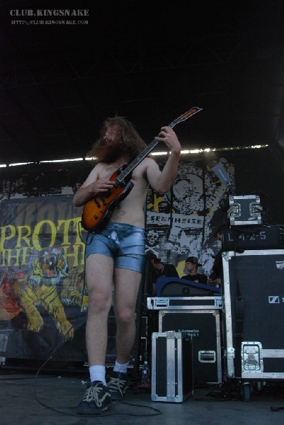 Protest The Hero at The Vans Warped Tour.   August 11, 2007.