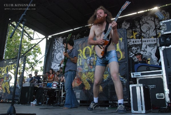 Protest The Hero at The Vans Warped Tour.   August 11, 2007.