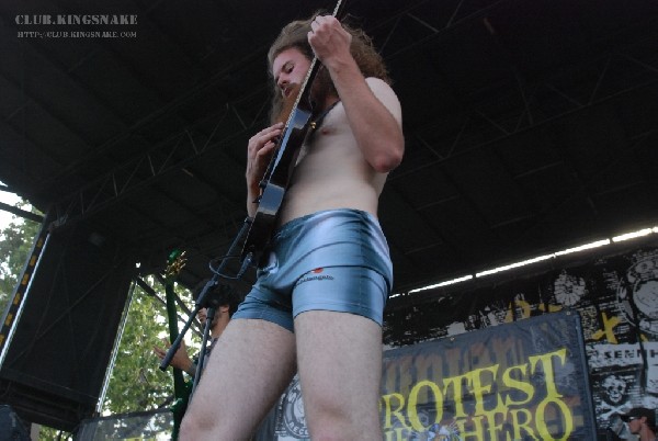 Protest The Hero at The Vans Warped Tour.   August 11, 2007.