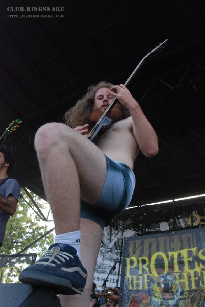 Protest The Hero at The Vans Warped Tour.   August 11, 2007.