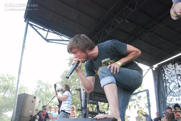 Protest The Hero at The Vans Warped Tour.   August 11, 2007.