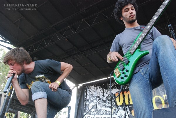 Protest The Hero at The Vans Warped Tour.   August 11, 2007.