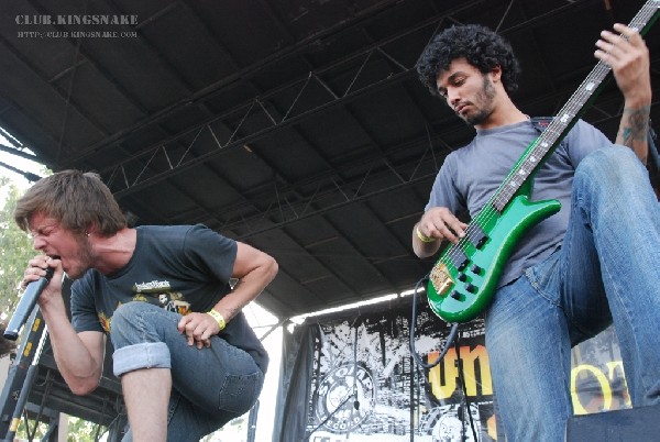 Protest The Hero at The Vans Warped Tour.   August 11, 2007.