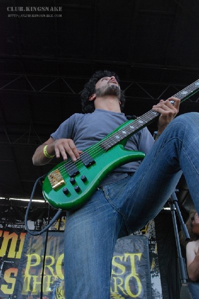 Protest The Hero at The Vans Warped Tour.   August 11, 2007.