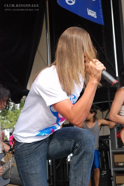 The Red Jumpsuit Apparatus at The Vans Warped Tour.   August 11, 2007.