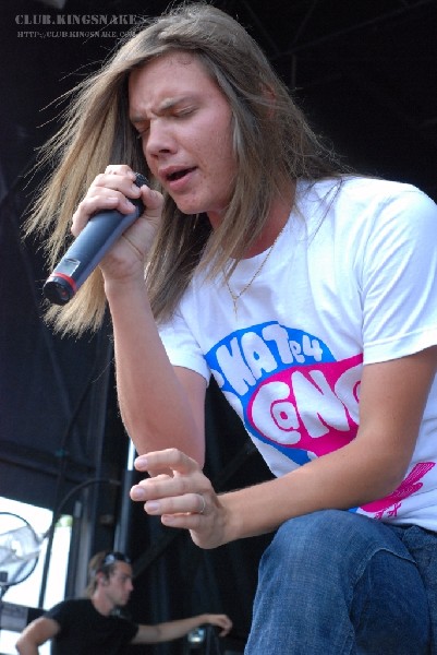 The Red Jumpsuit Apparatus at The Vans Warped Tour.   August 11, 2007.