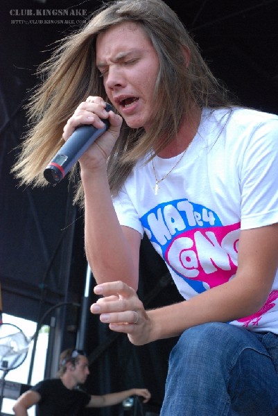 The Red Jumpsuit Apparatus at The Vans Warped Tour.   August 11, 2007.