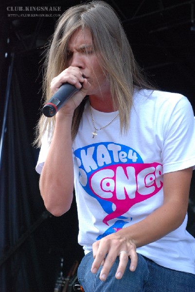 The Red Jumpsuit Apparatus at The Vans Warped Tour.   August 11, 2007.