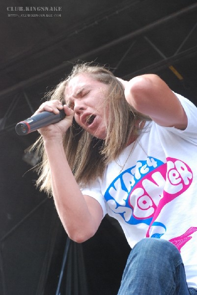 The Red Jumpsuit Apparatus at The Vans Warped Tour.   August 11, 2007.