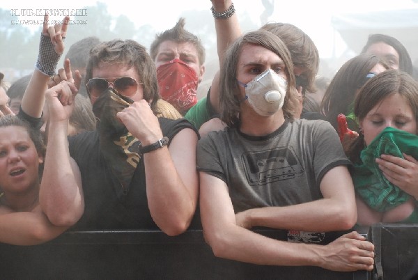 The Red Jumpsuit Apparatus at The Vans Warped Tour.   August 11, 2007.