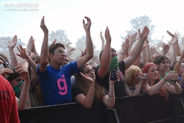 The Red Jumpsuit Apparatus at The Vans Warped Tour.   August 11, 2007.