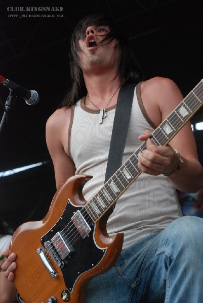 The Red Jumpsuit Apparatus at The Vans Warped Tour.   August 11, 2007.