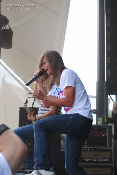 The Red Jumpsuit Apparatus at The Vans Warped Tour.   August 11, 2007.