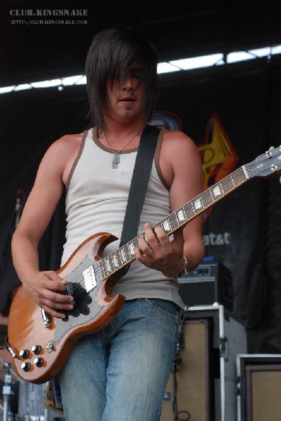 The Red Jumpsuit Apparatus at The Vans Warped Tour.   August 11, 2007.