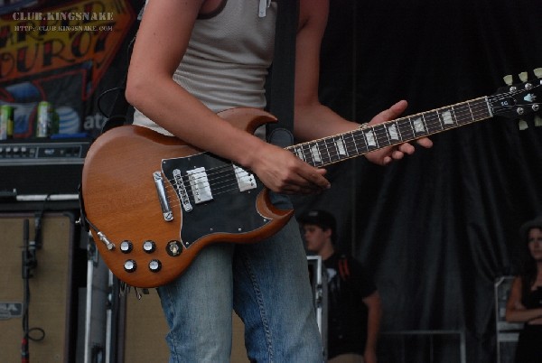 The Red Jumpsuit Apparatus at The Vans Warped Tour.   August 11, 2007.