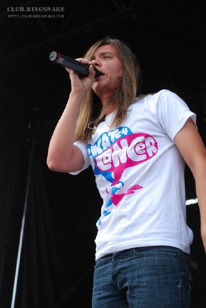 The Red Jumpsuit Apparatus at The Vans Warped Tour.   August 11, 2007.