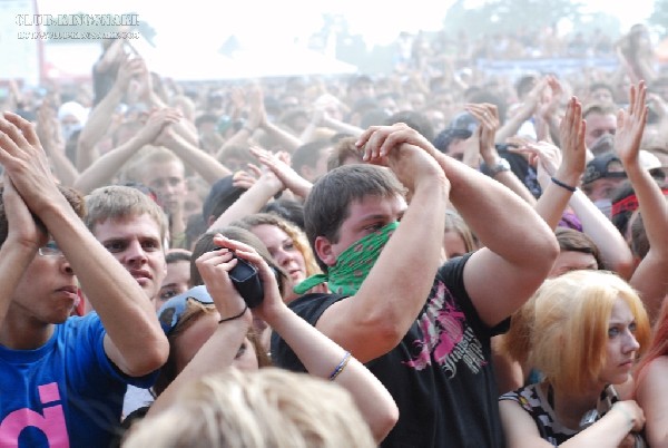 The Red Jumpsuit Apparatus at The Vans Warped Tour.   August 11, 2007.