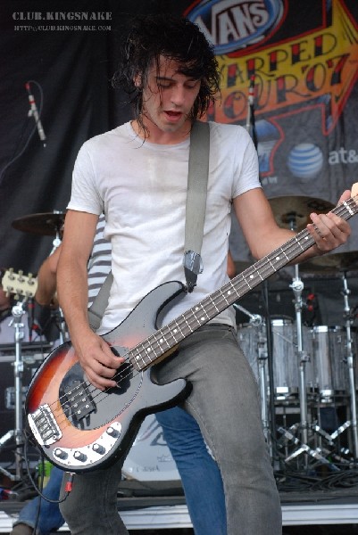 The Red Jumpsuit Apparatus at The Vans Warped Tour.   August 11, 2007.