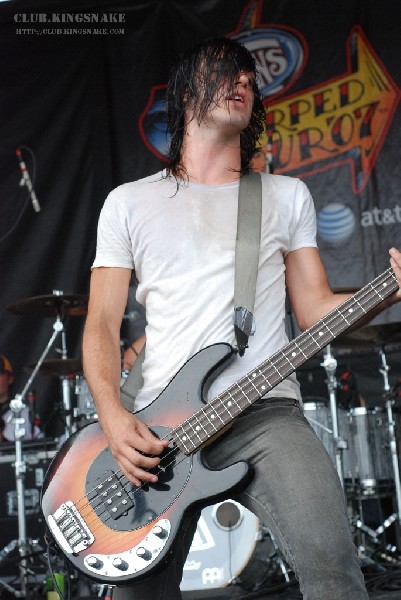 The Red Jumpsuit Apparatus at The Vans Warped Tour.   August 11, 2007.