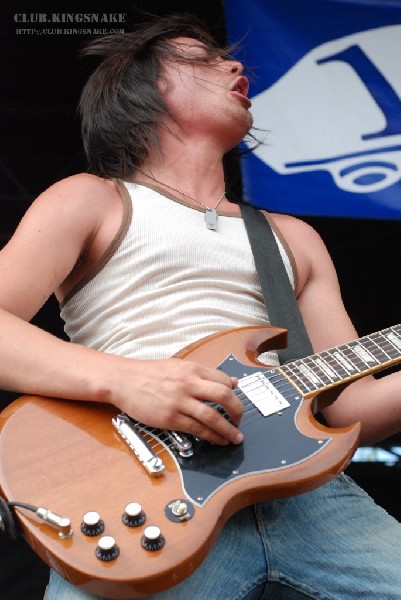 The Red Jumpsuit Apparatus at The Vans Warped Tour.   August 11, 2007.