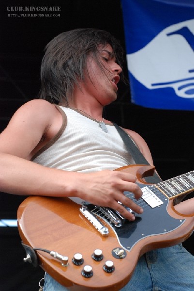 The Red Jumpsuit Apparatus at The Vans Warped Tour.   August 11, 2007.