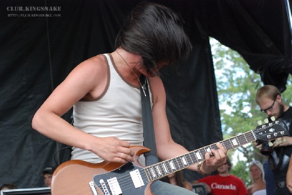 The Red Jumpsuit Apparatus at The Vans Warped Tour.   August 11, 2007.