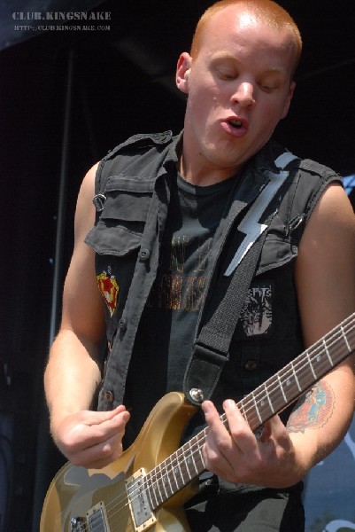 The Vincent Black Shadow at The Vans Warped Tour.   August 11, 2007.