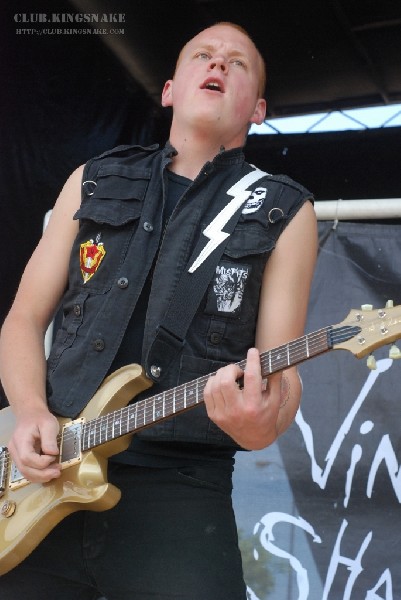 The Vincent Black Shadow at The Vans Warped Tour.   August 11, 2007.