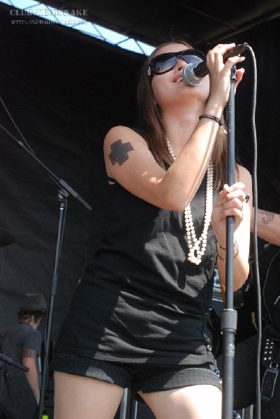 The Vincent Black Shadow at The Vans Warped Tour.   August 11, 2007.