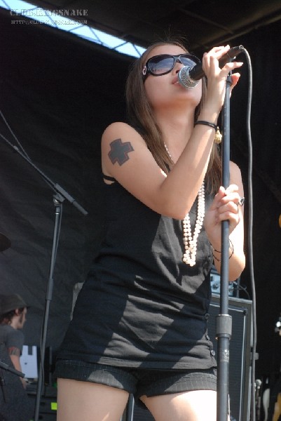 The Vincent Black Shadow at The Vans Warped Tour.   August 11, 2007.