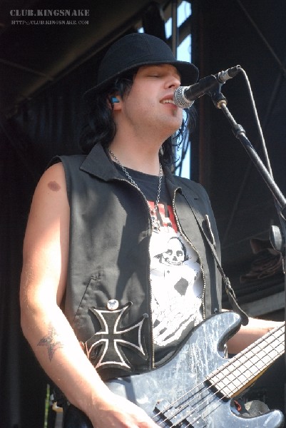 The Vincent Black Shadow at The Vans Warped Tour.   August 11, 2007.