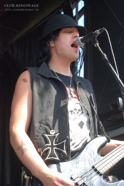 The Vincent Black Shadow at The Vans Warped Tour.   August 11, 2007.