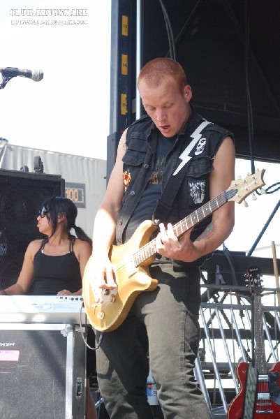 The Vincent Black Shadow at The Vans Warped Tour.   August 11, 2007.