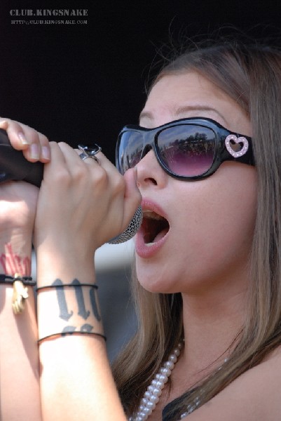The Vincent Black Shadow at The Vans Warped Tour.   August 11, 2007.