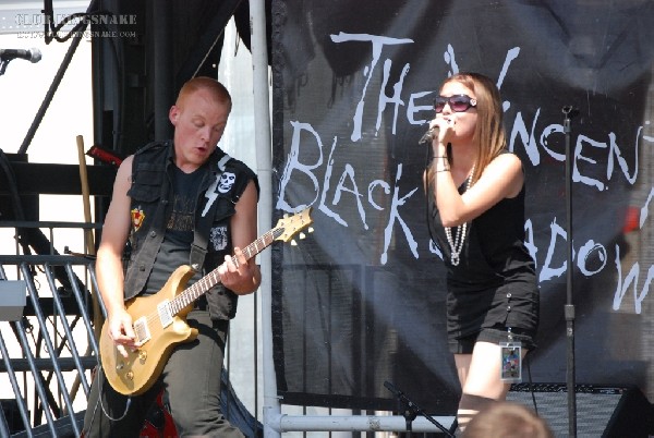 The Vincent Black Shadow at The Vans Warped Tour.   August 11, 2007.