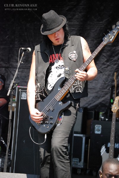 The Vincent Black Shadow at The Vans Warped Tour.   August 11, 2007.