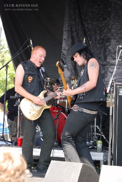 The Vincent Black Shadow at The Vans Warped Tour.   August 11, 2007.