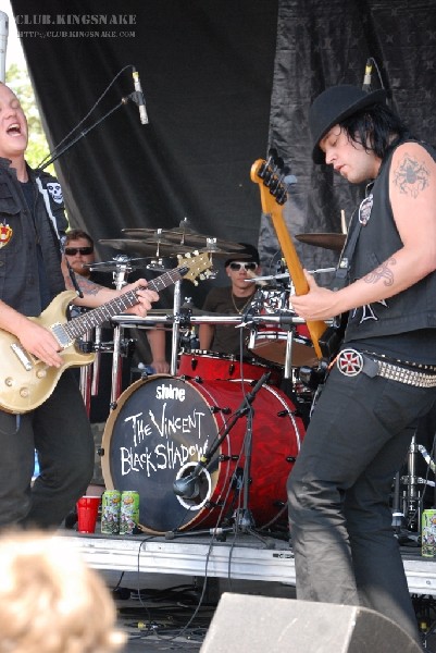 The Vincent Black Shadow at The Vans Warped Tour.   August 11, 2007.