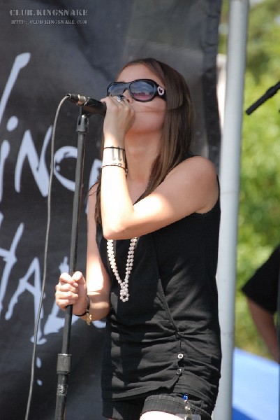The Vincent Black Shadow at The Vans Warped Tour.   August 11, 2007.