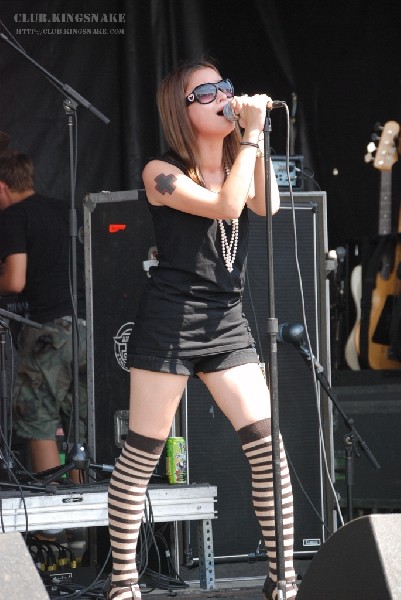The Vincent Black Shadow at The Vans Warped Tour.   August 11, 2007.