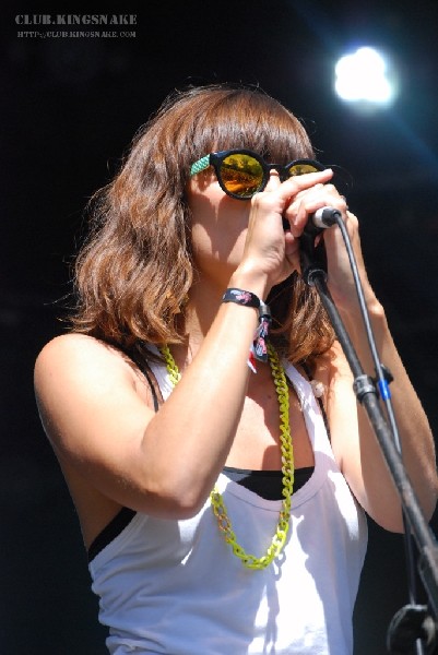 Dragonette at The Virgin Festival, Toronto.